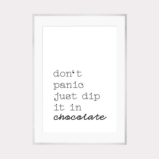 Art Print | Just dip it in chocolate