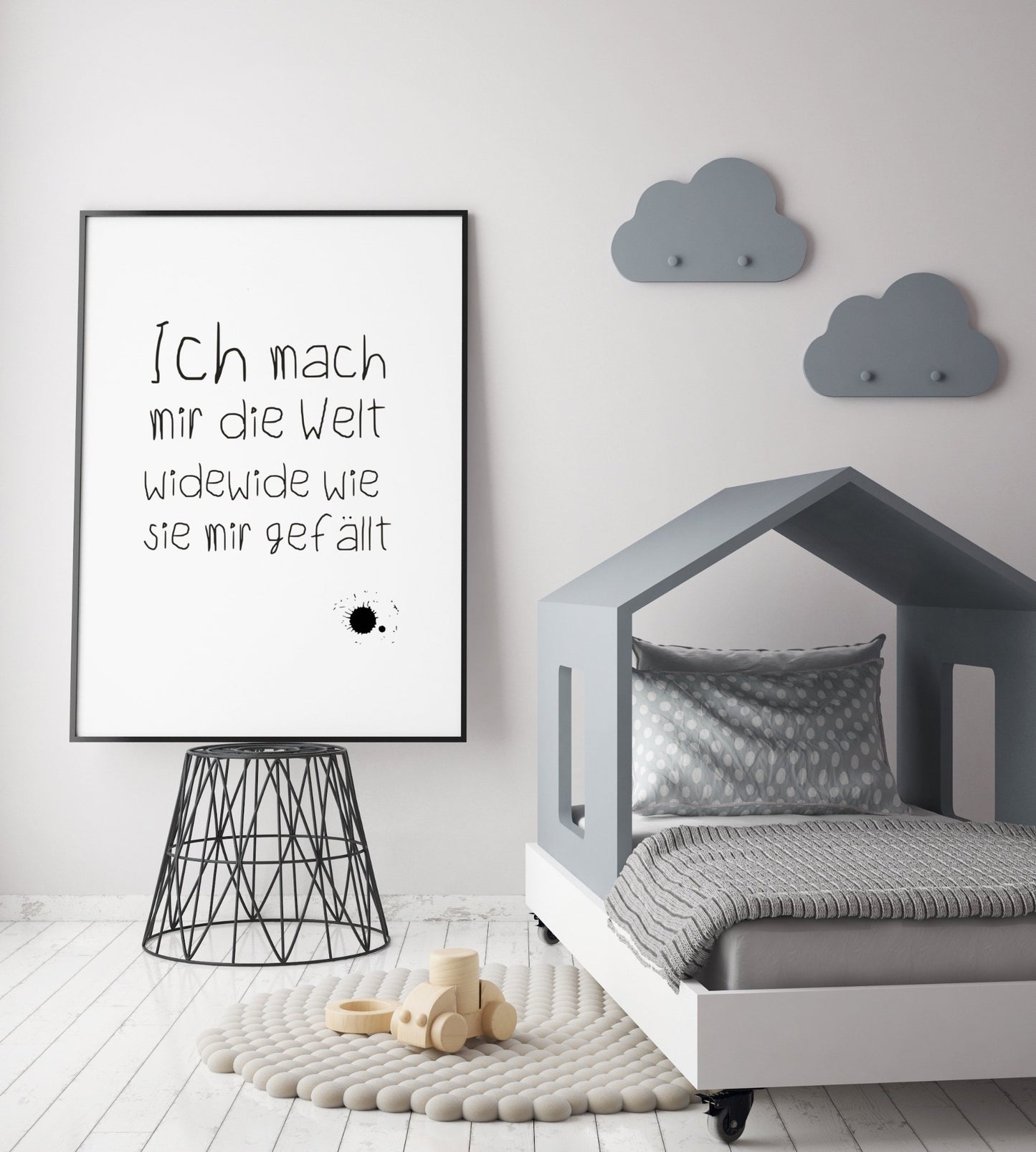 Art Print | Ich mach mir die Welt widewide wie sie mir gefällt