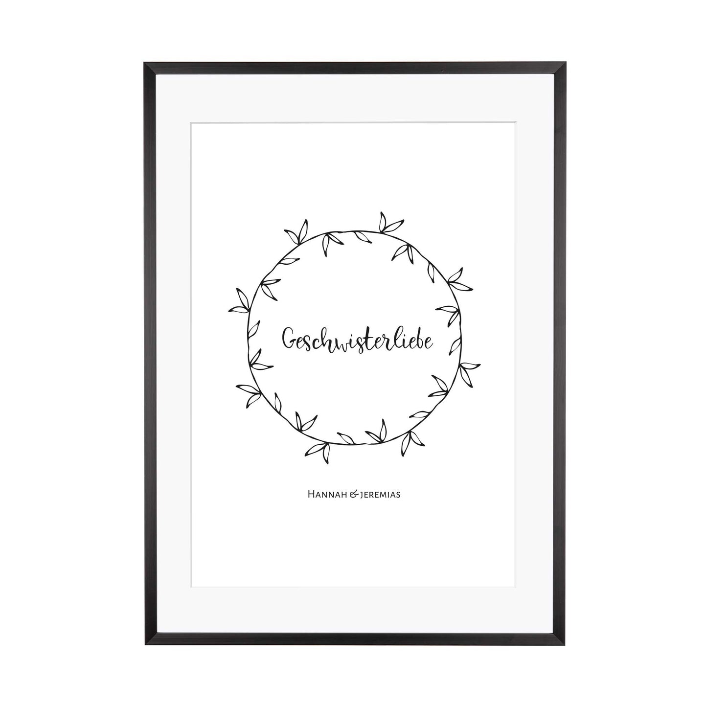 Print personalisierbar | Geschwisterliebe