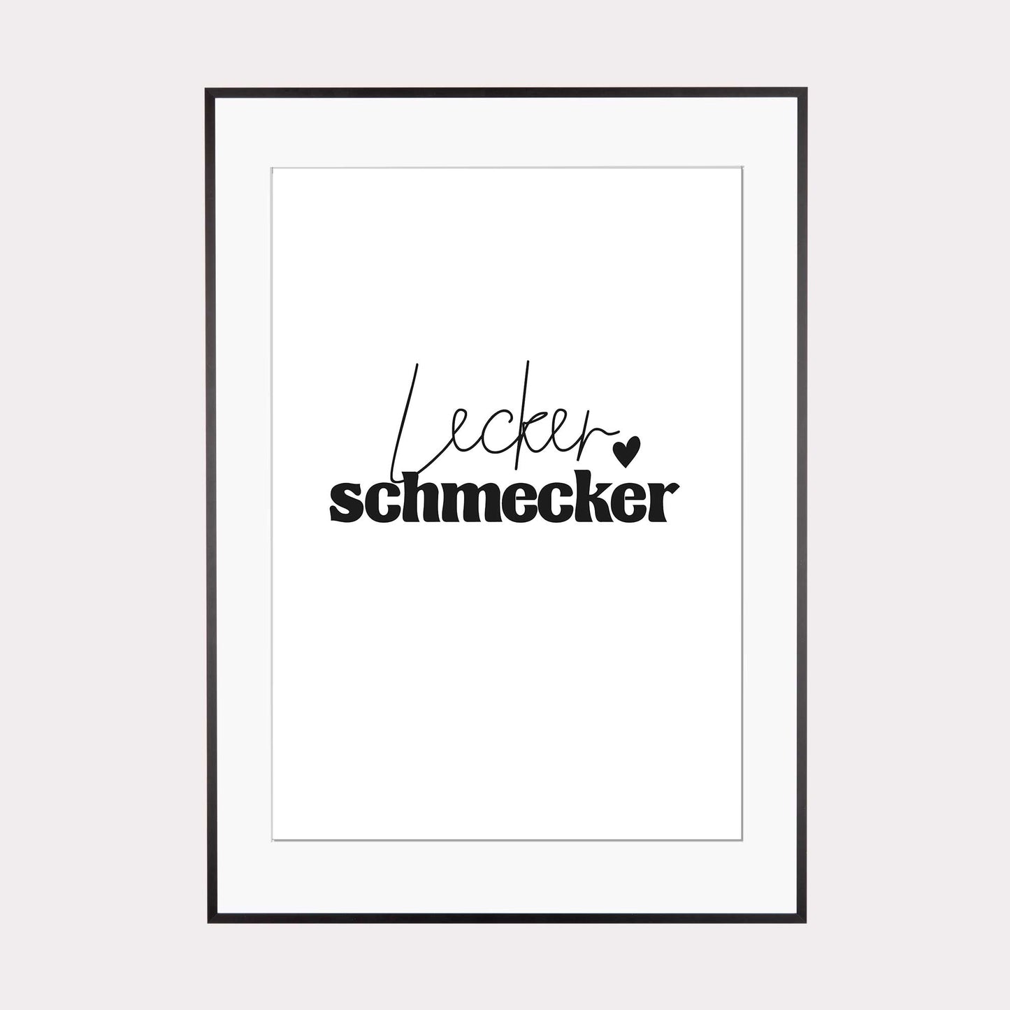 Art Print | Lecker schmecker