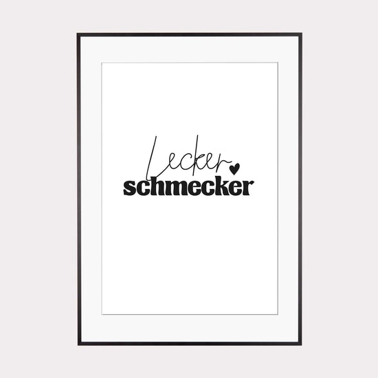 Art Print | Lecker schmecker