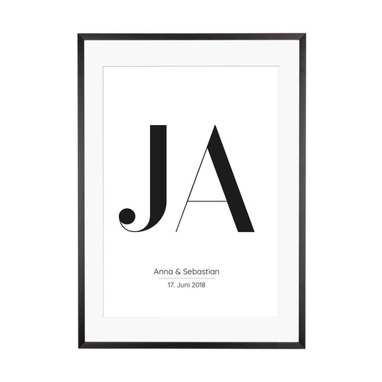 Print personalisierbar |  Ja - Hochzeitsmotiv