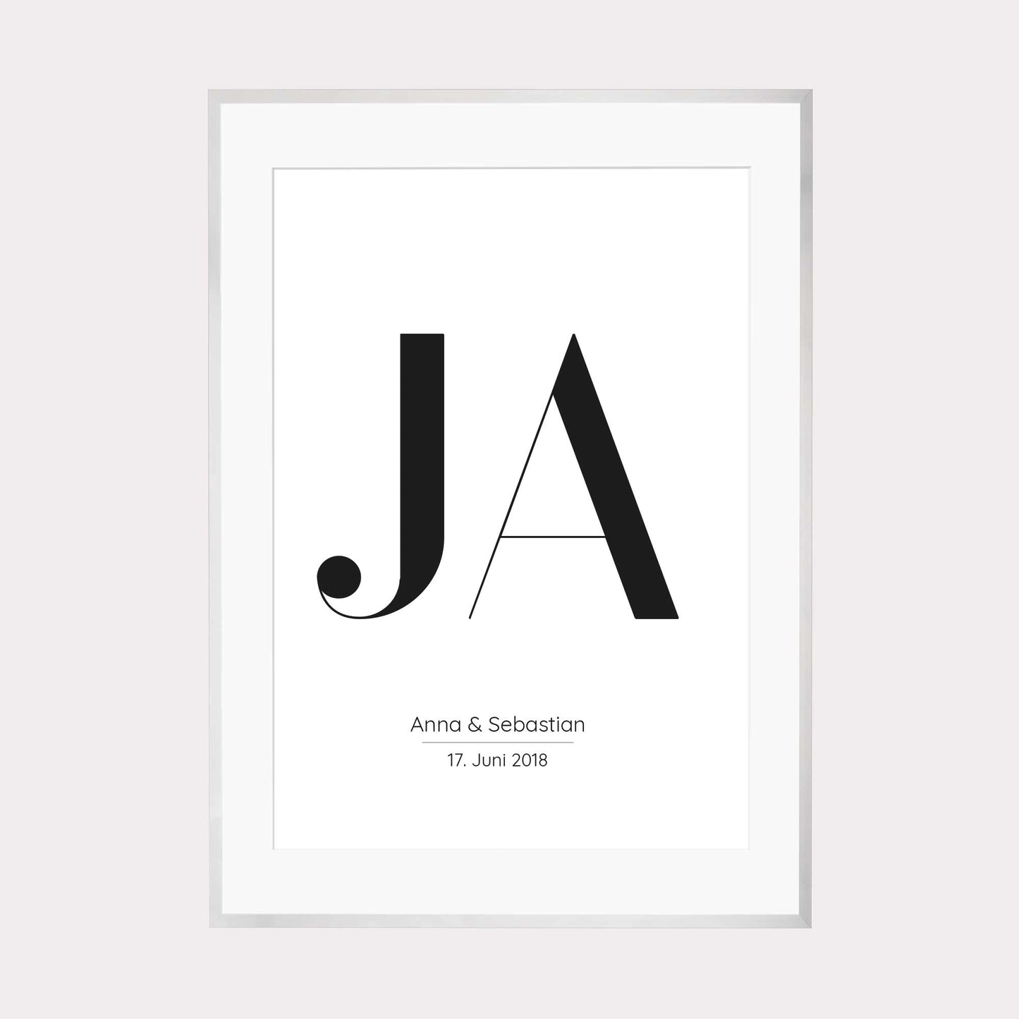 Print personalisierbar |  Ja - Hochzeitsmotiv