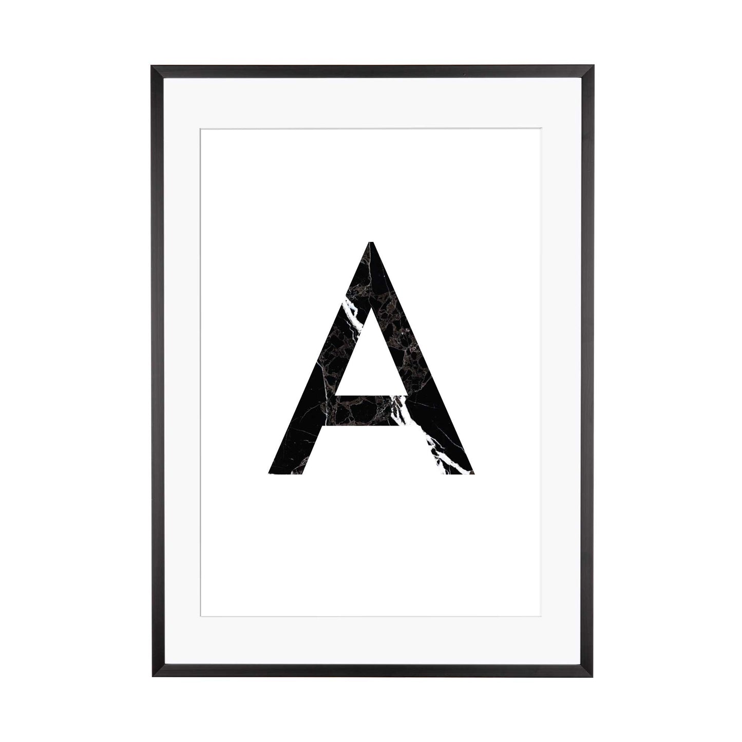 Art Print | "Marble A" - Buchstabe Alphabet