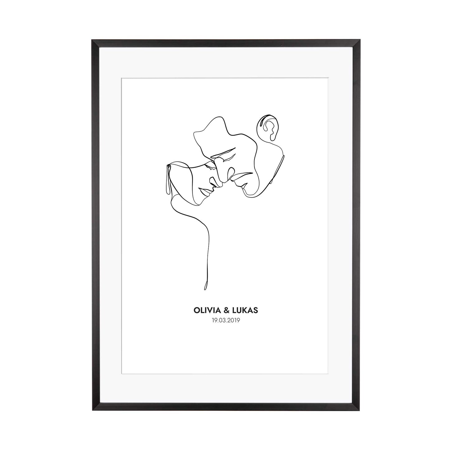 Laden Sie das Bild in den Galerie-Viewer, Print personalisierbar | Outlines - Love #1
