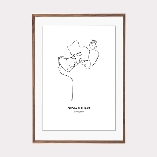 Laden Sie das Bild in den Galerie-Viewer, Print personalisierbar | Outlines - Love #1
