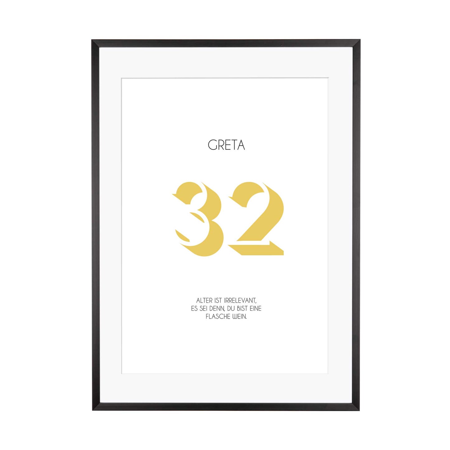 Print personalisierbar | "Golden Age" - Geburtstag