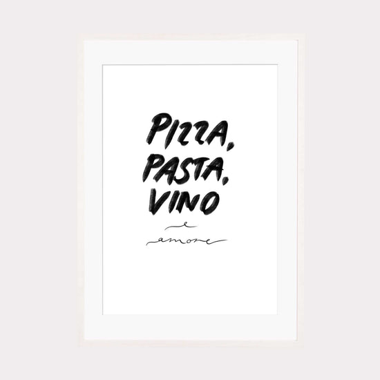 Art Print | Pizza Pasta Vino e Amore