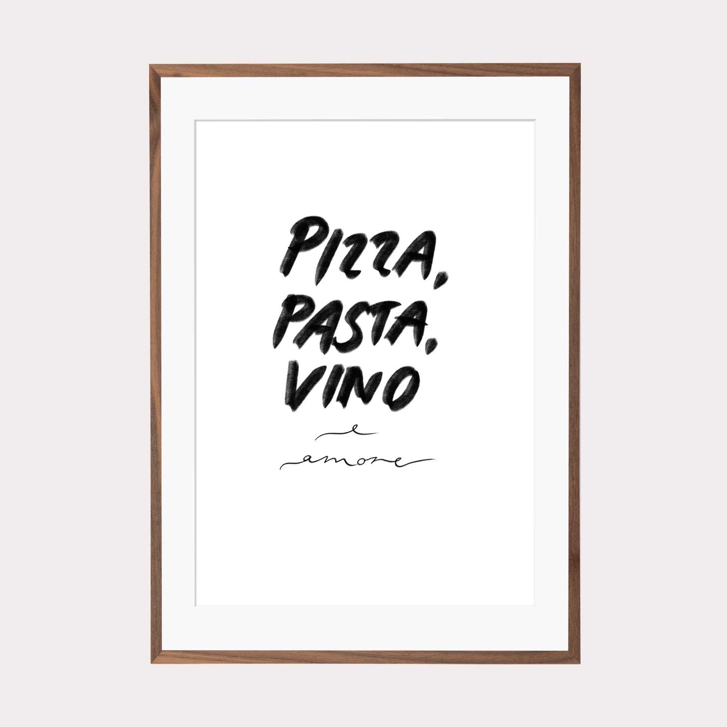 Art Print | Pizza Pasta Vino e Amore