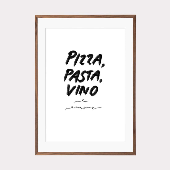 Art Print | Pizza Pasta Vino e Amore