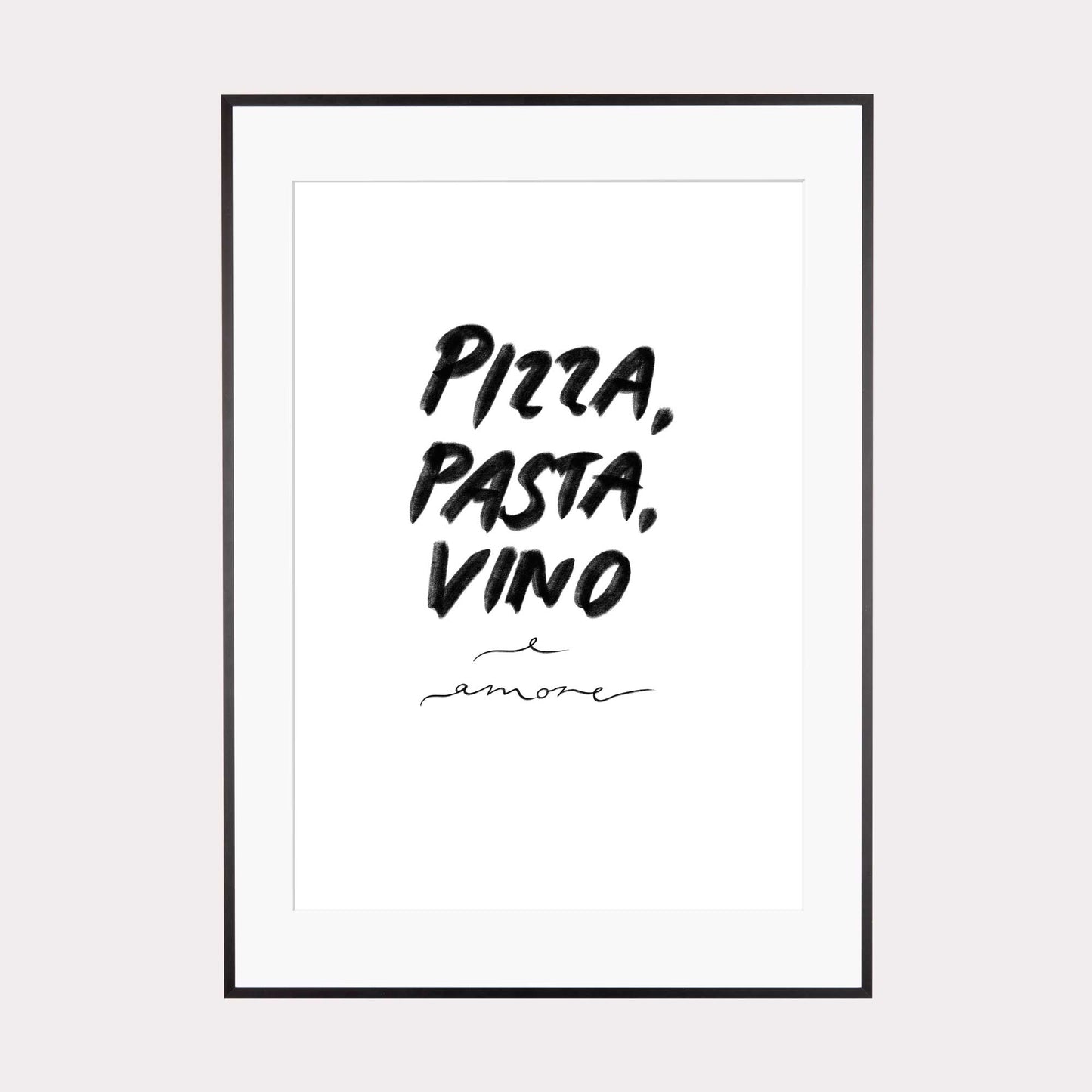 Art Print | Pizza Pasta Vino e Amore
