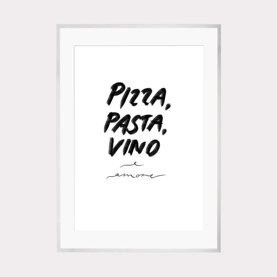 Art Print | Pizza Pasta Vino e Amore