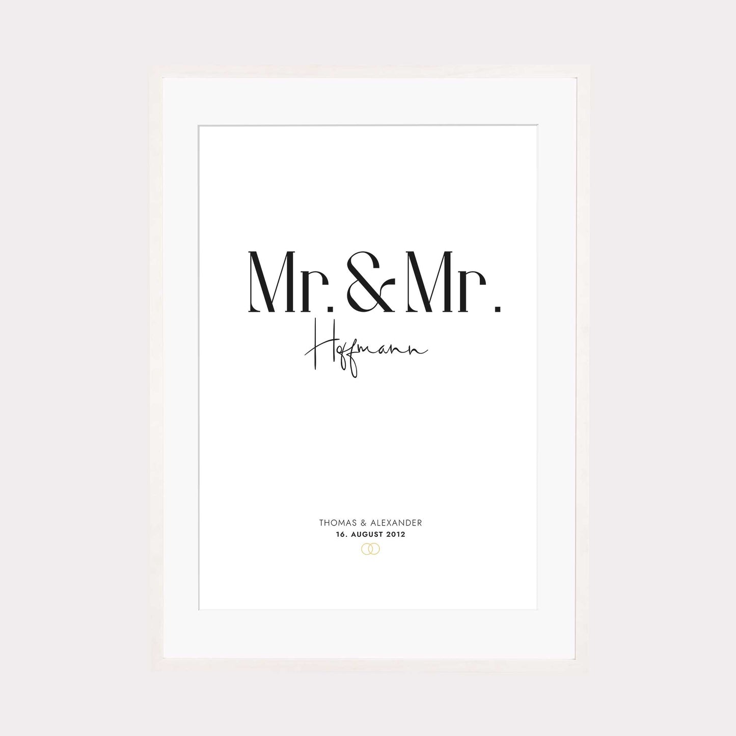 Print personalisierbar| Hochzeitspaar LGBTQ