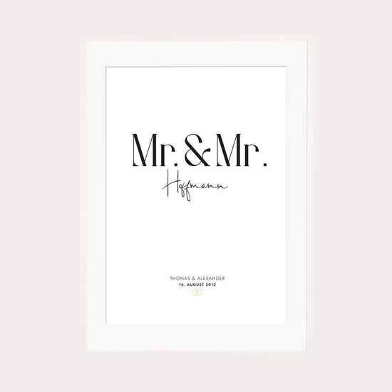 Print personalisierbar| Hochzeitspaar LGBTQ
