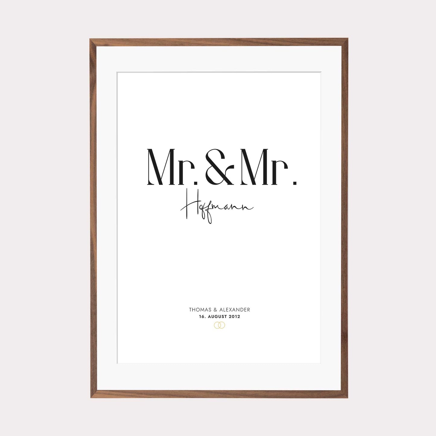 Print personalisierbar| Hochzeitspaar LGBTQ