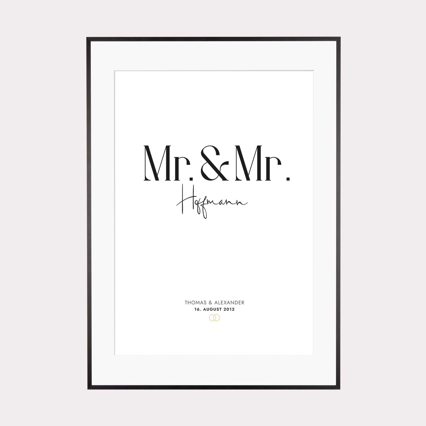 Print personalisierbar| Hochzeitspaar LGBTQ