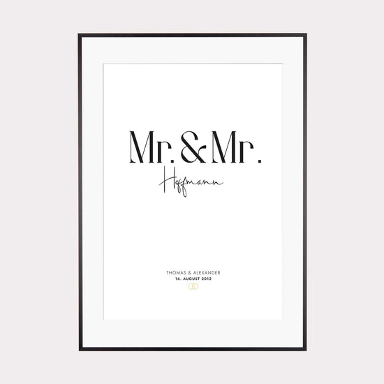 Print personalisierbar| Hochzeitspaar LGBTQ