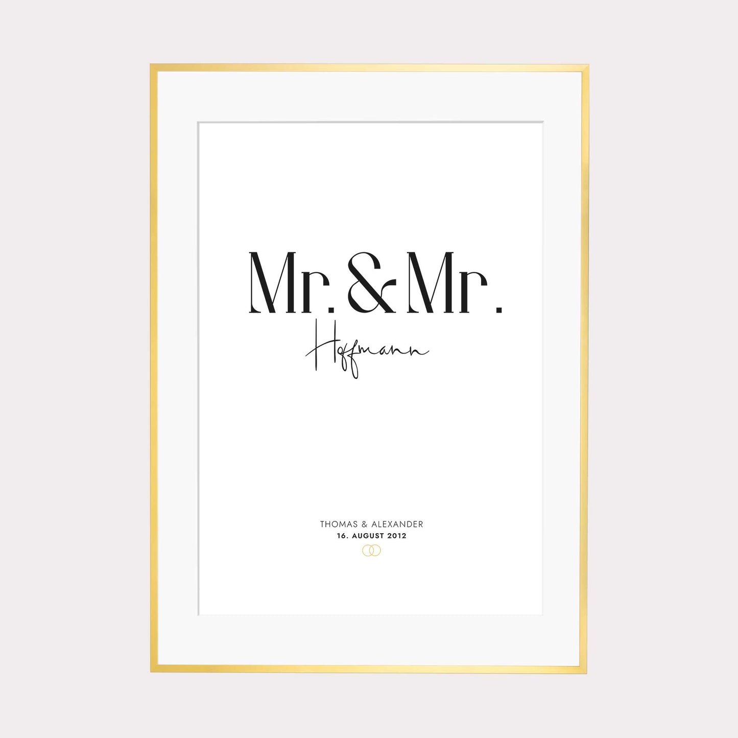 Print personalisierbar| Hochzeitspaar LGBTQ