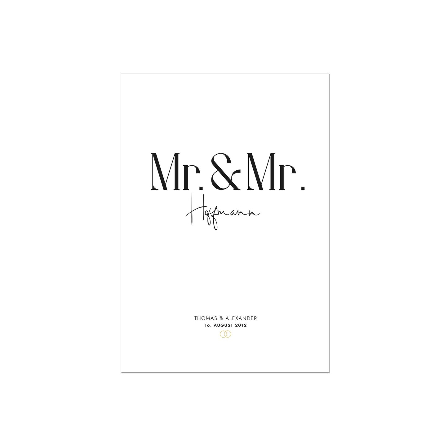 Print personalisierbar| Hochzeitspaar LGBTQ