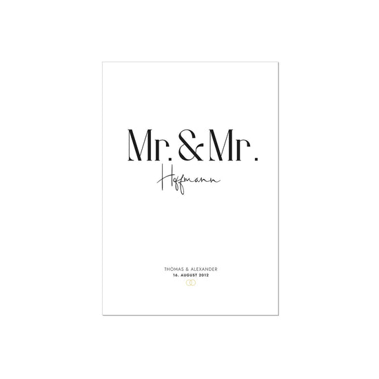 Print personalisierbar| Hochzeitspaar LGBTQ