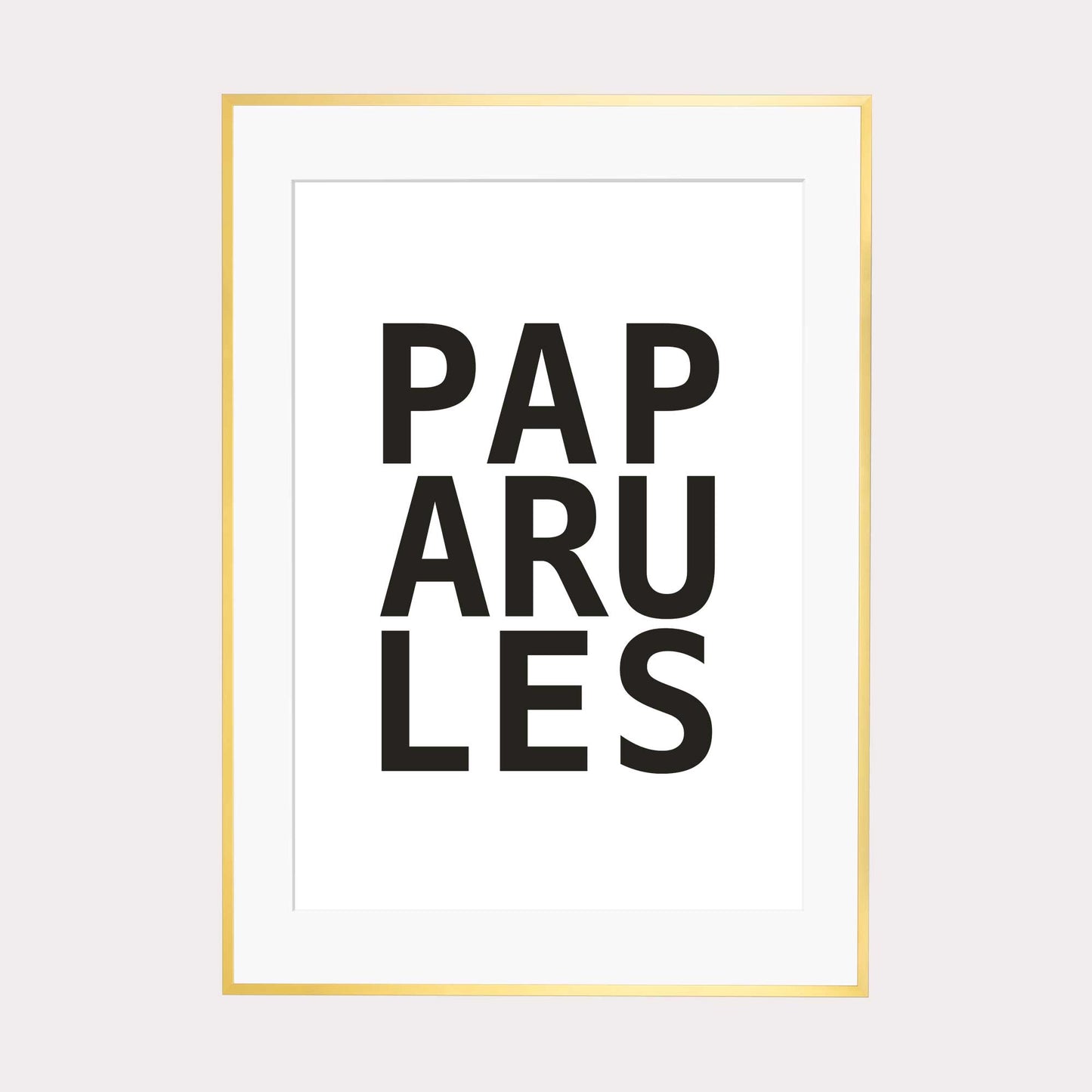 Art Print | Papa rules