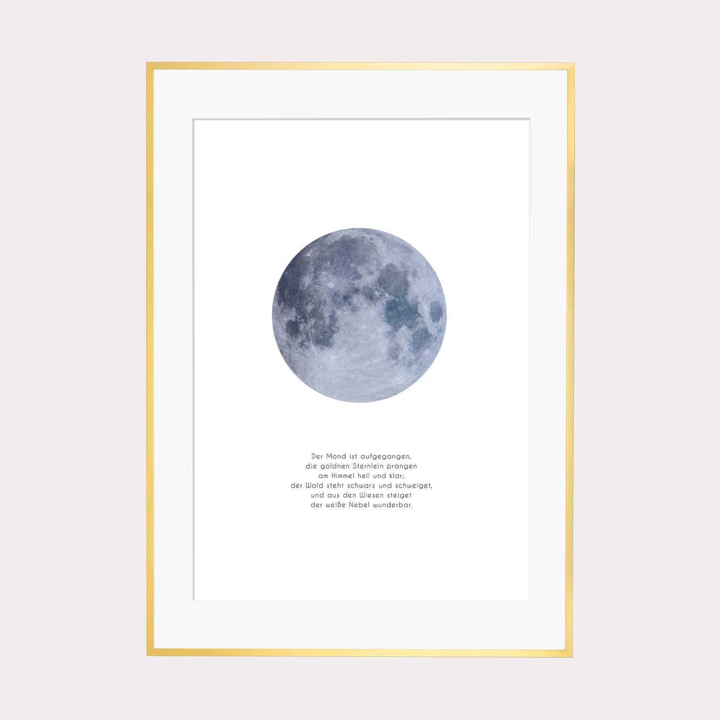 Art Print | Der Mond ist aufgegangen