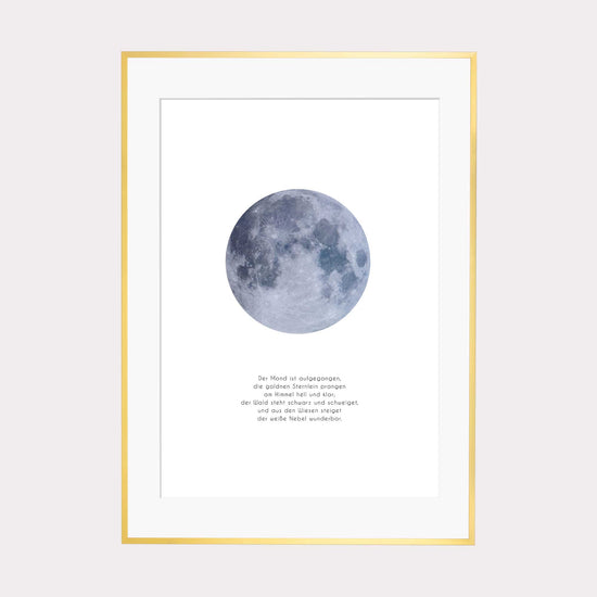 Art Print | Der Mond ist aufgegangen