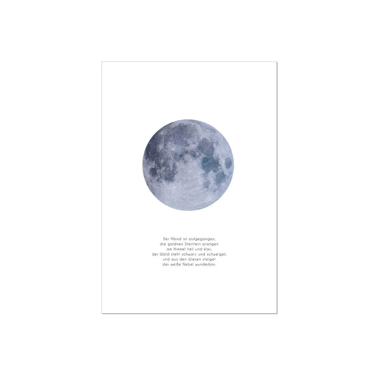 Art Print | Der Mond ist aufgegangen