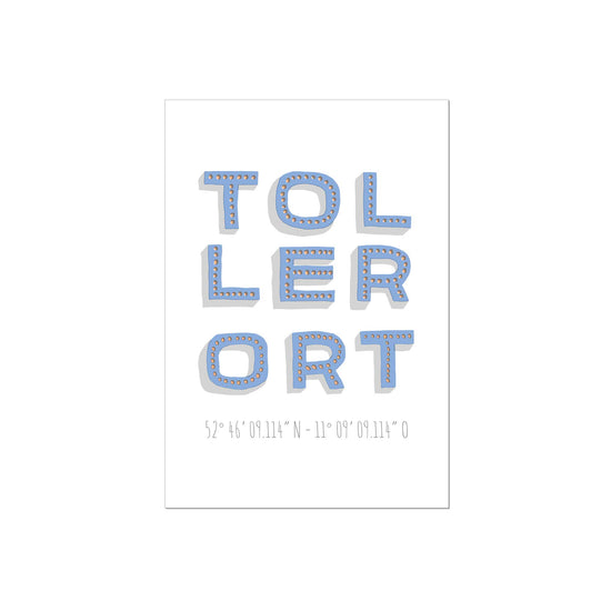 Print personalisierbar | Koordinaten Toller Ort