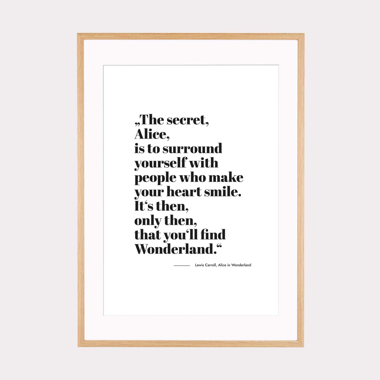 Art Print |  The secret of Wonderland, Alice....