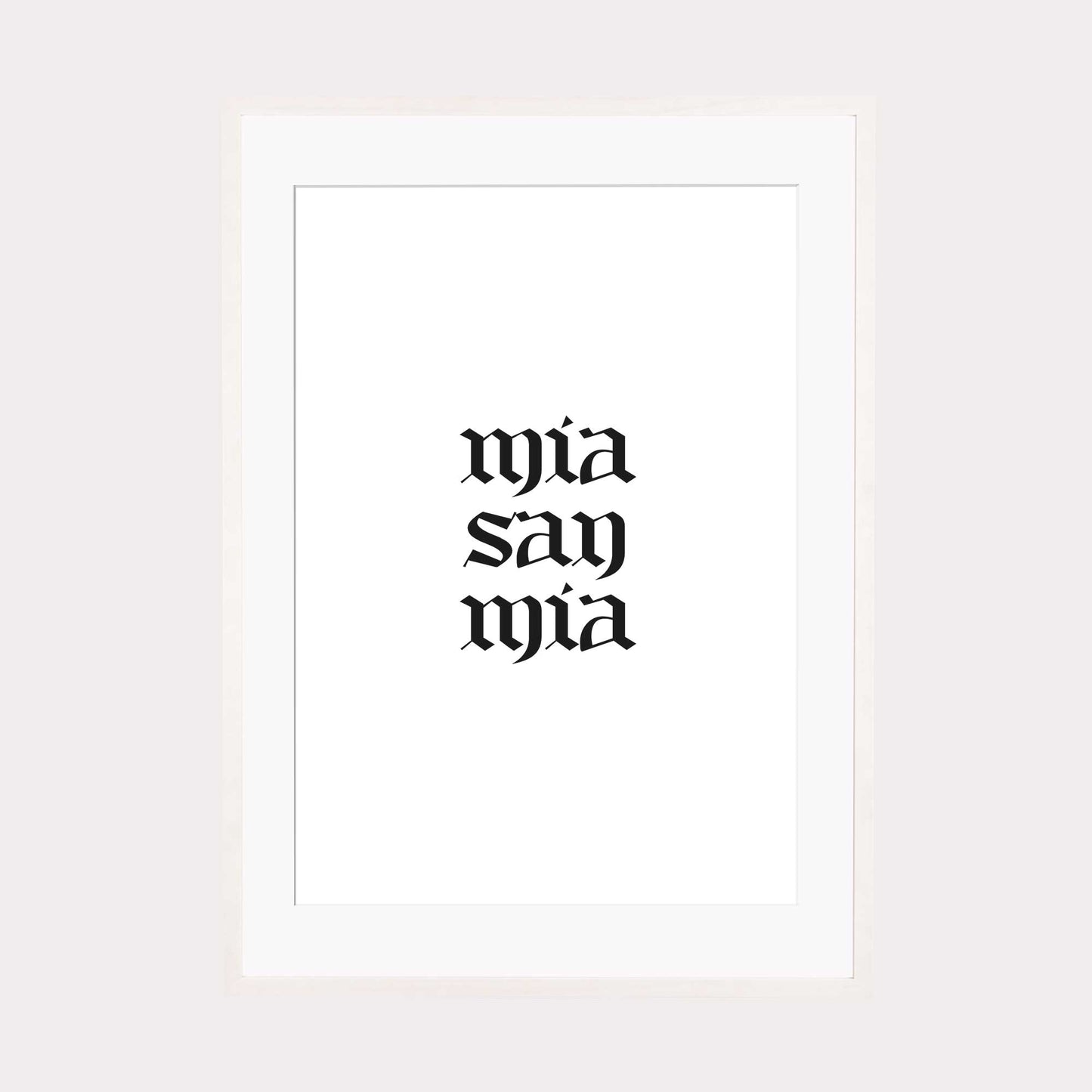 Art Print | Mia san mia