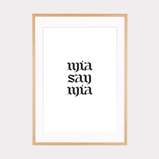 Art Print | Mia san mia