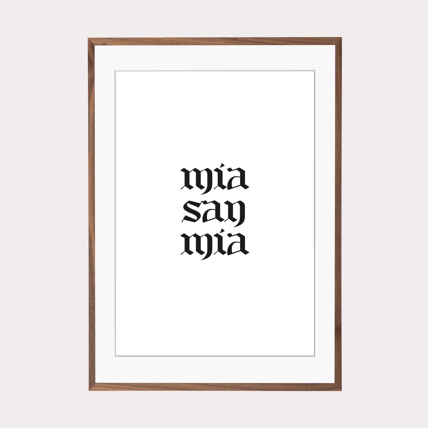 Art Print | Mia san mia