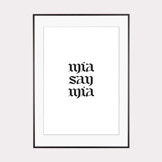 Art Print | Mia san mia