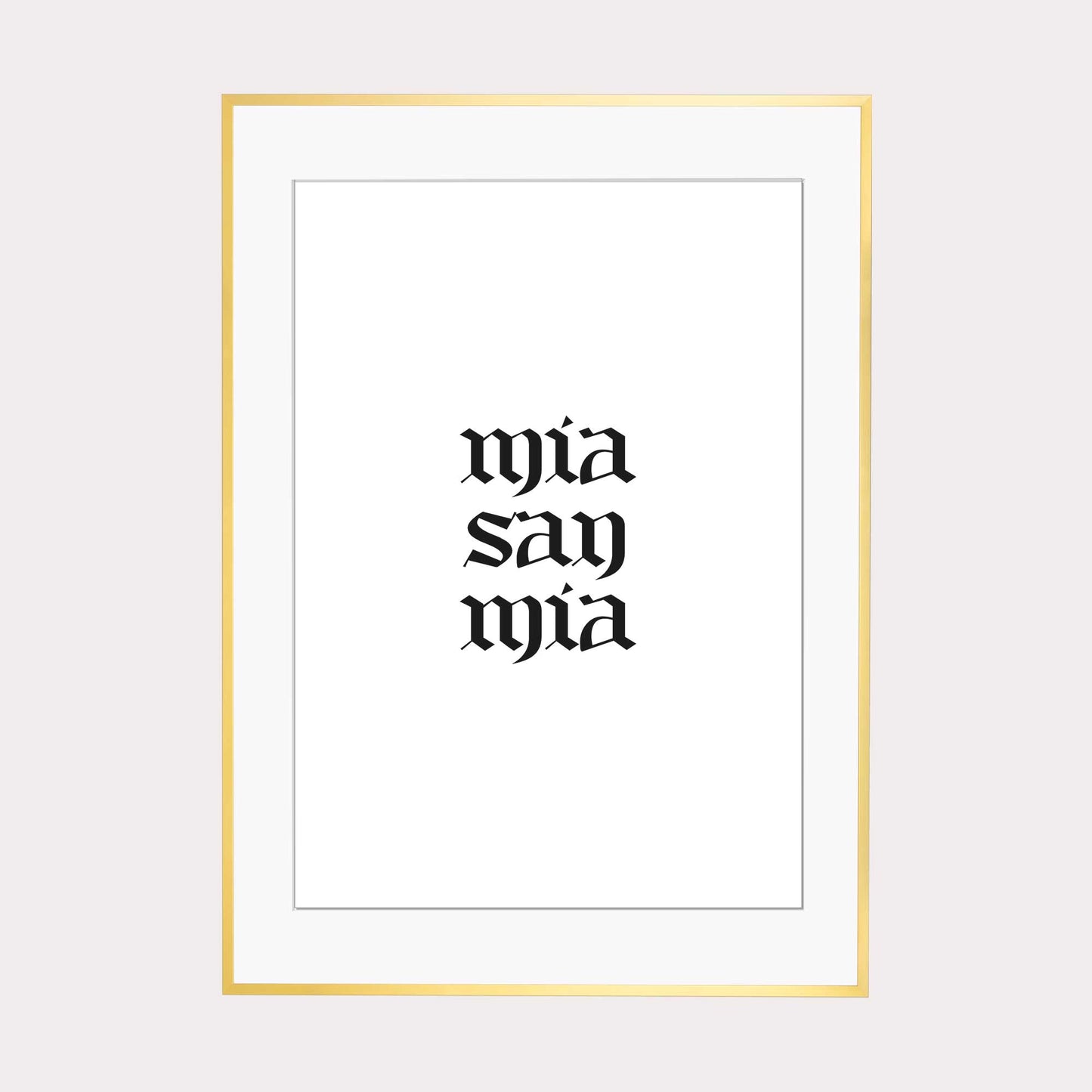 Art Print | Mia san mia