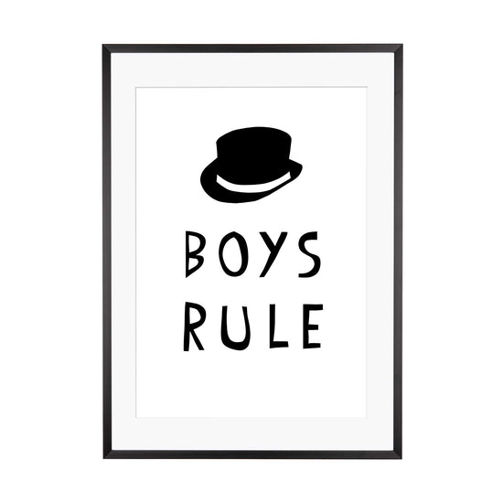 Art Print | Boys rule