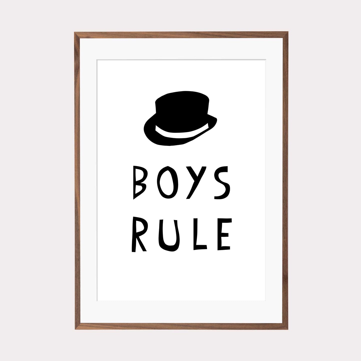 Art Print | Boys rule