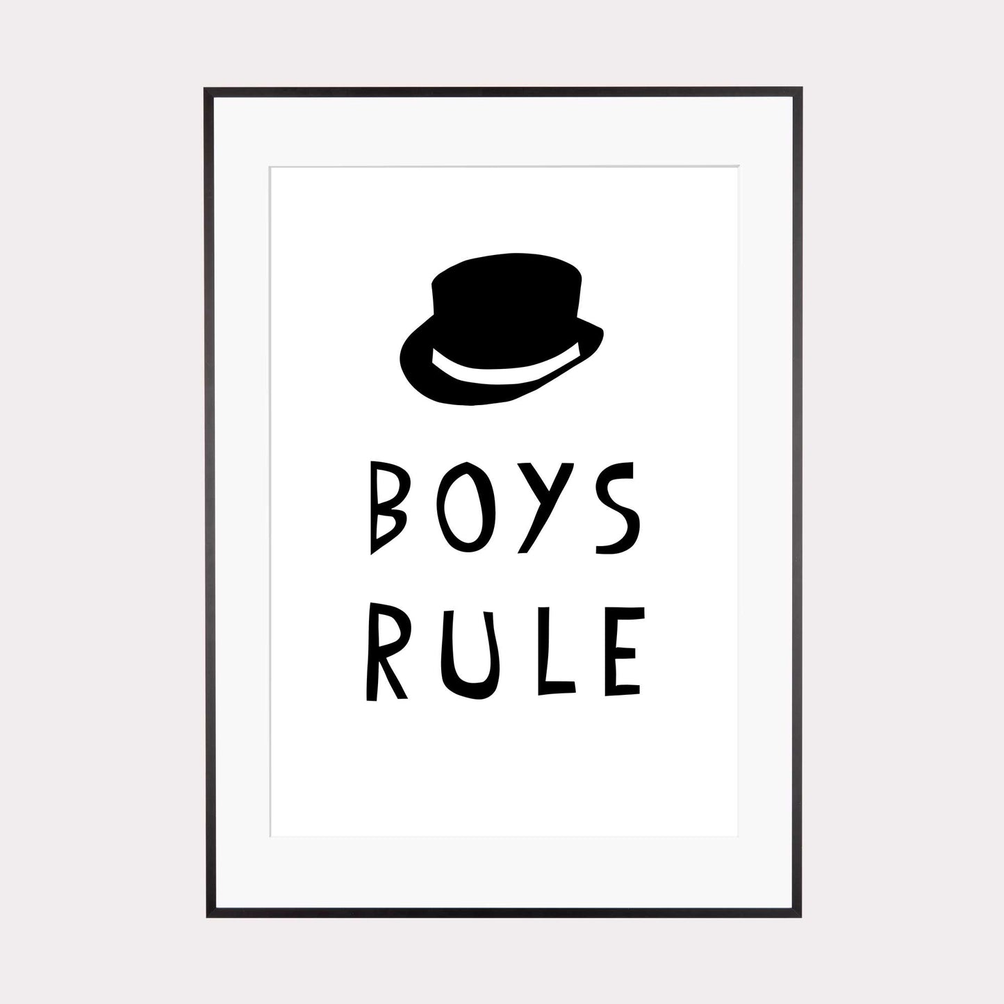 Art Print | Boys rule