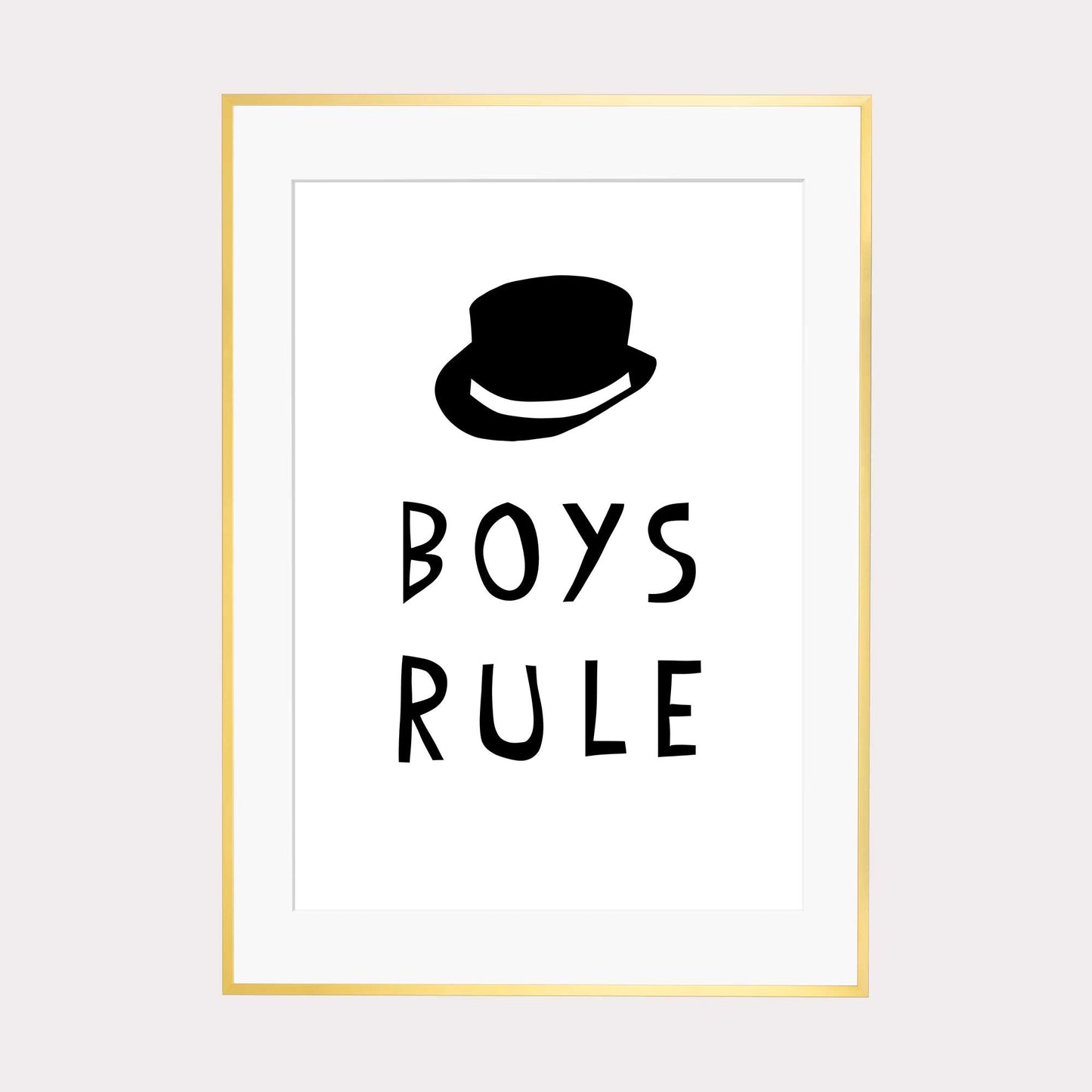 Art Print | Boys rule