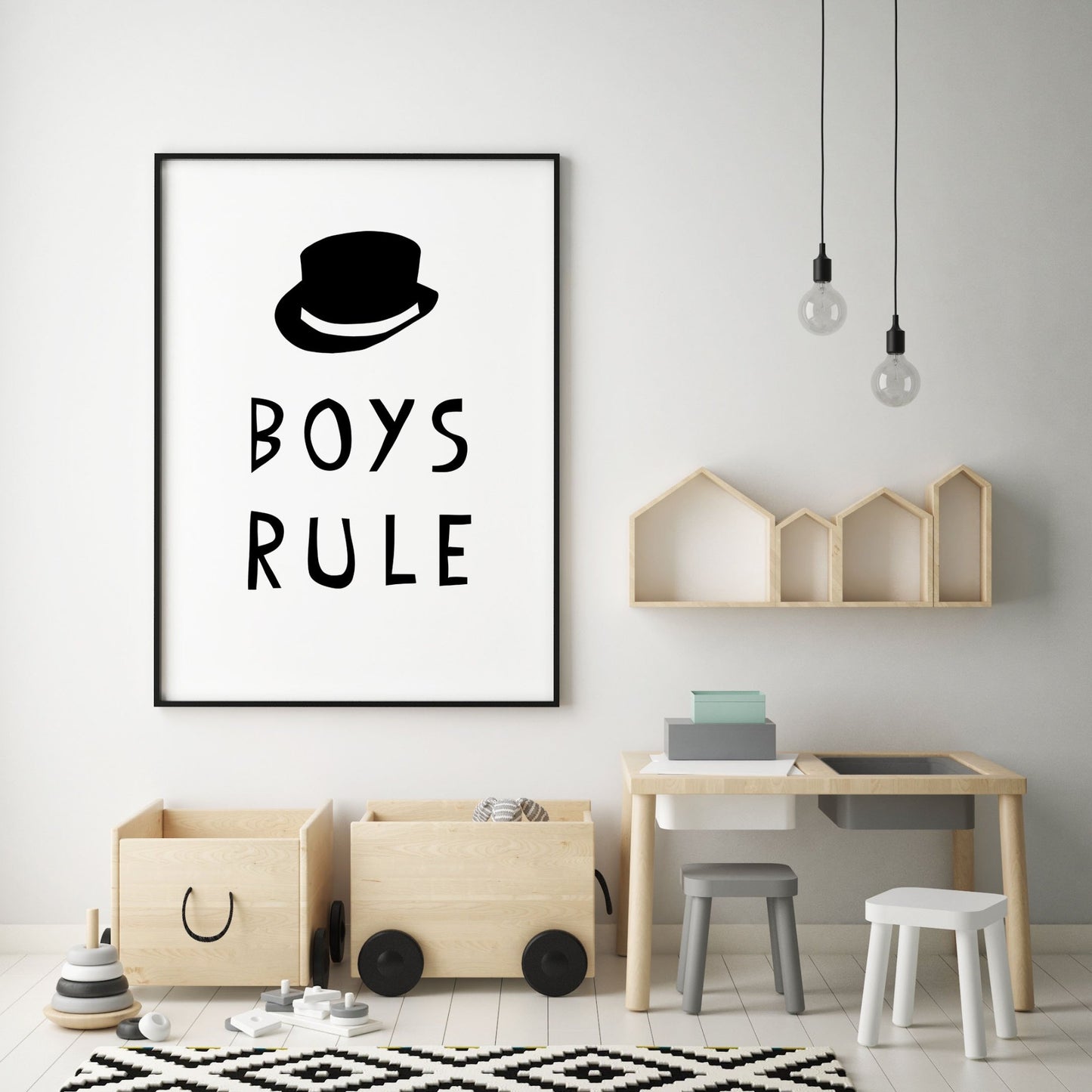 Art Print | Boys rule