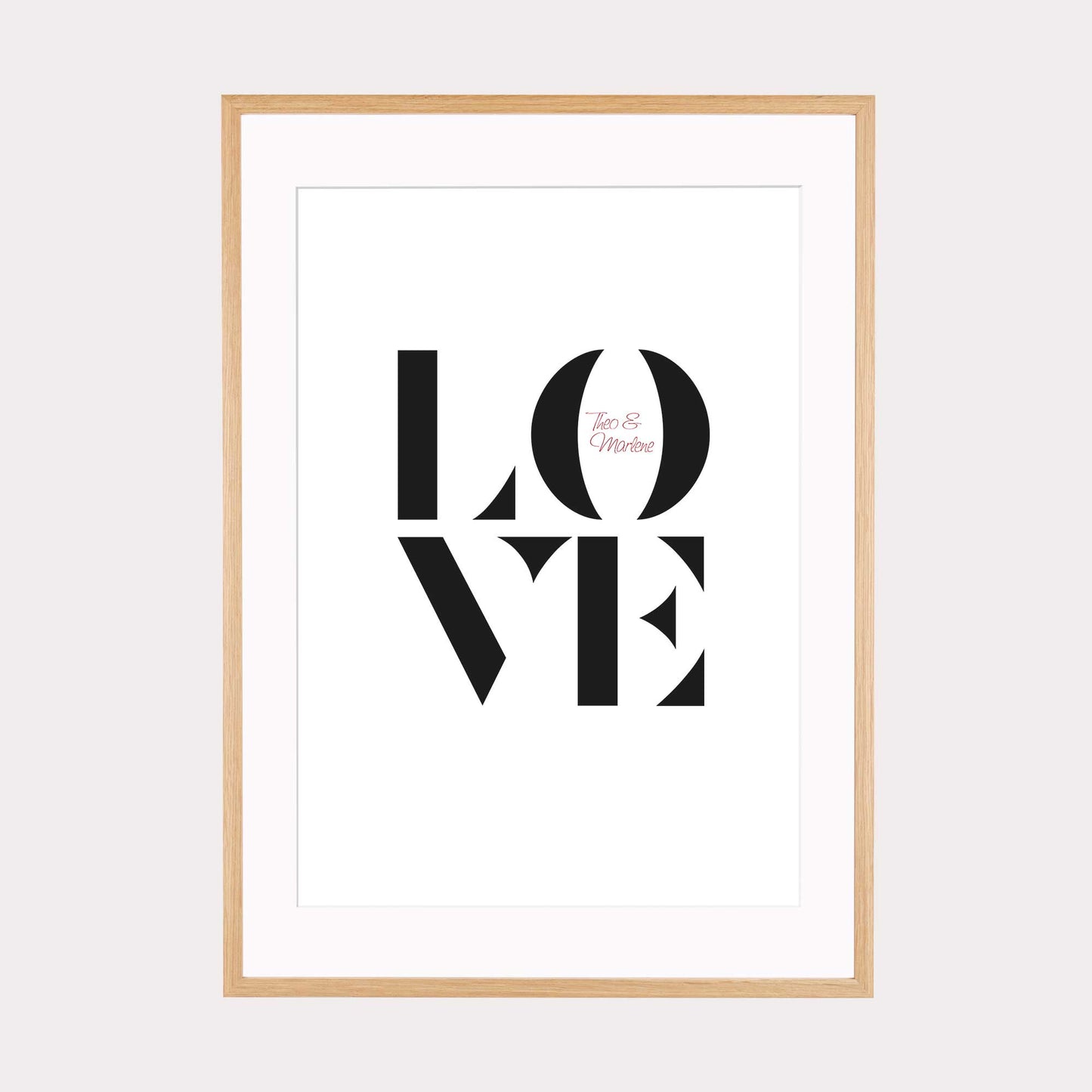 Print personalisierbar | LOVE mit Namen