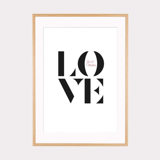 Print personalisierbar | LOVE mit Namen