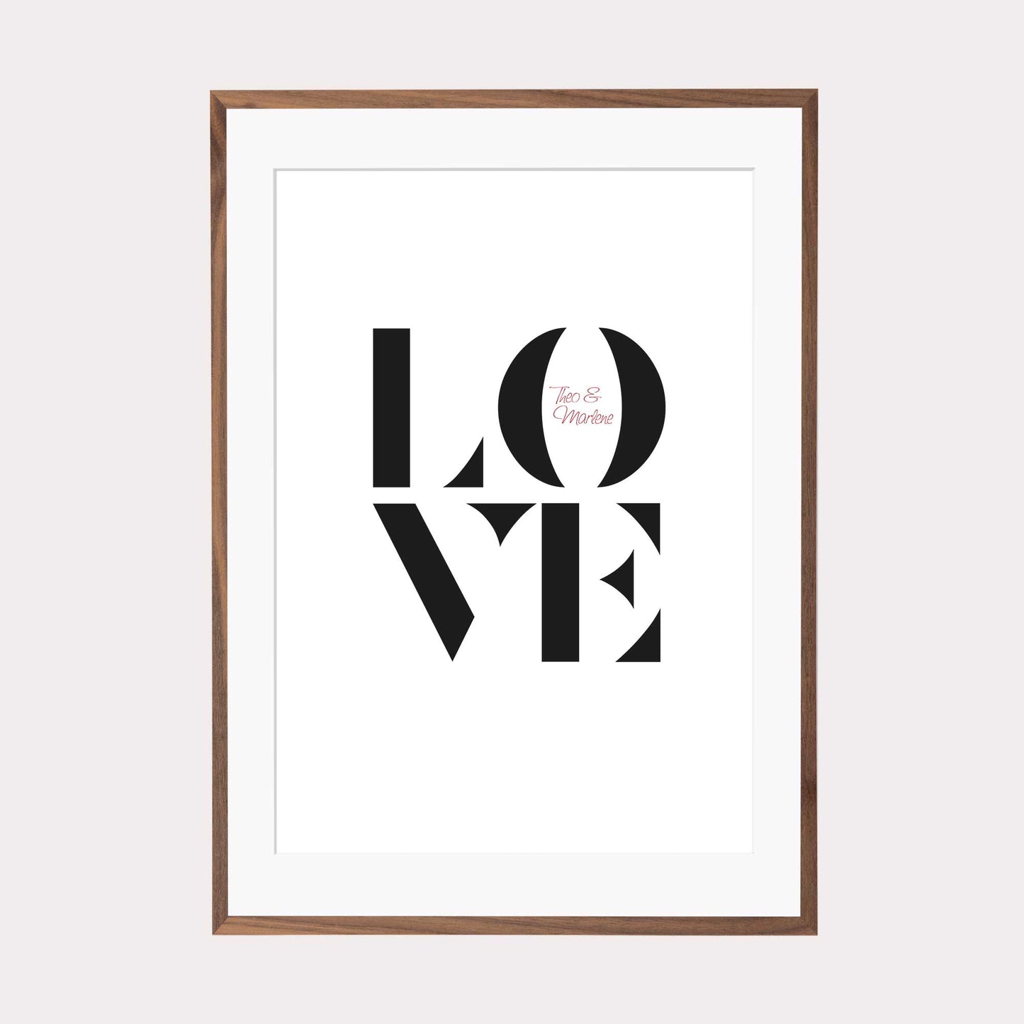 Print personalisierbar | LOVE mit Namen