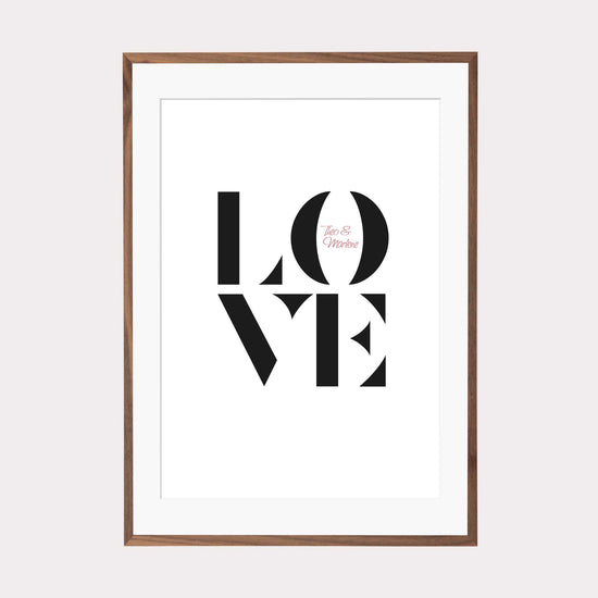 Print personalisierbar | LOVE mit Namen