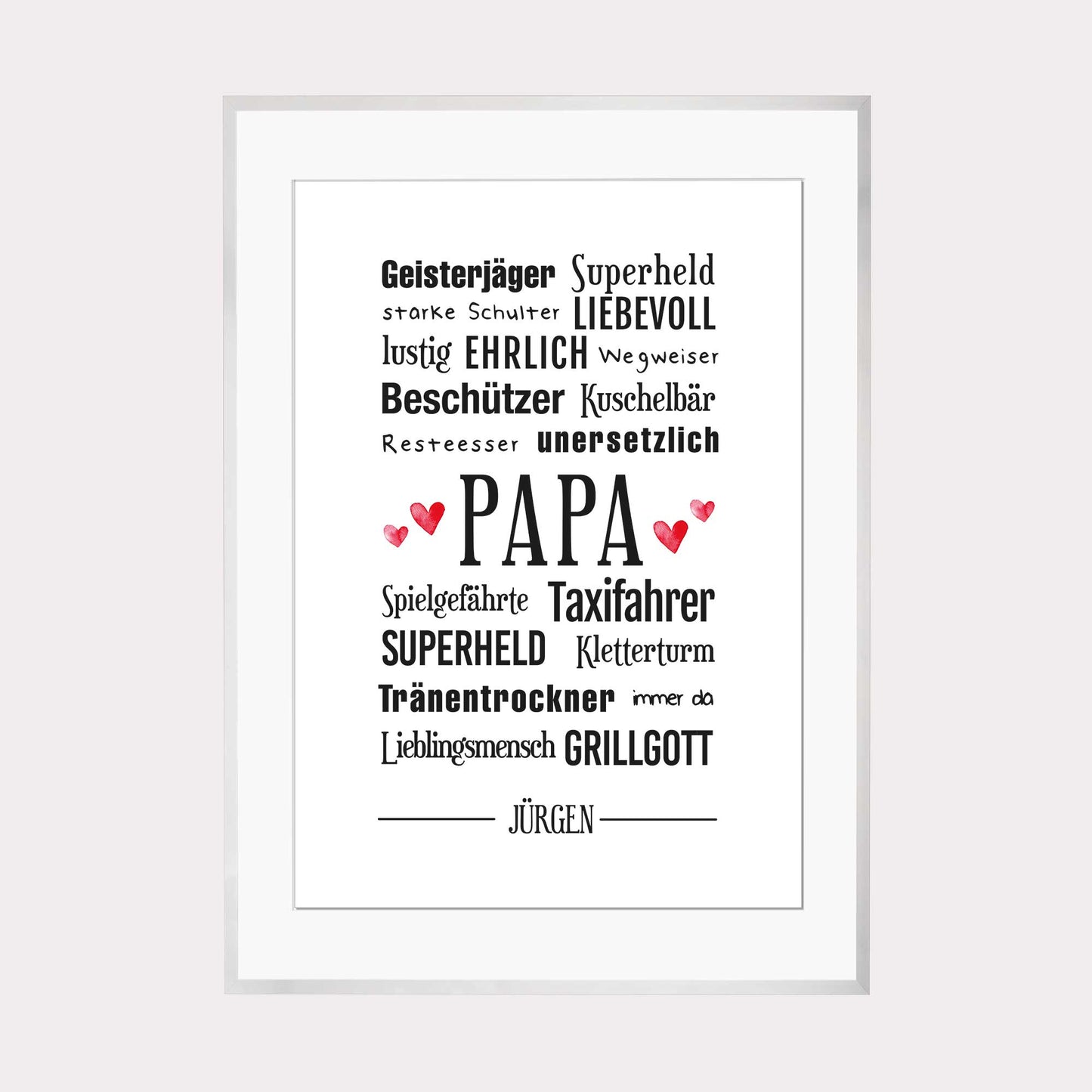 Art Print | Papa - Vatertagsgeschenk