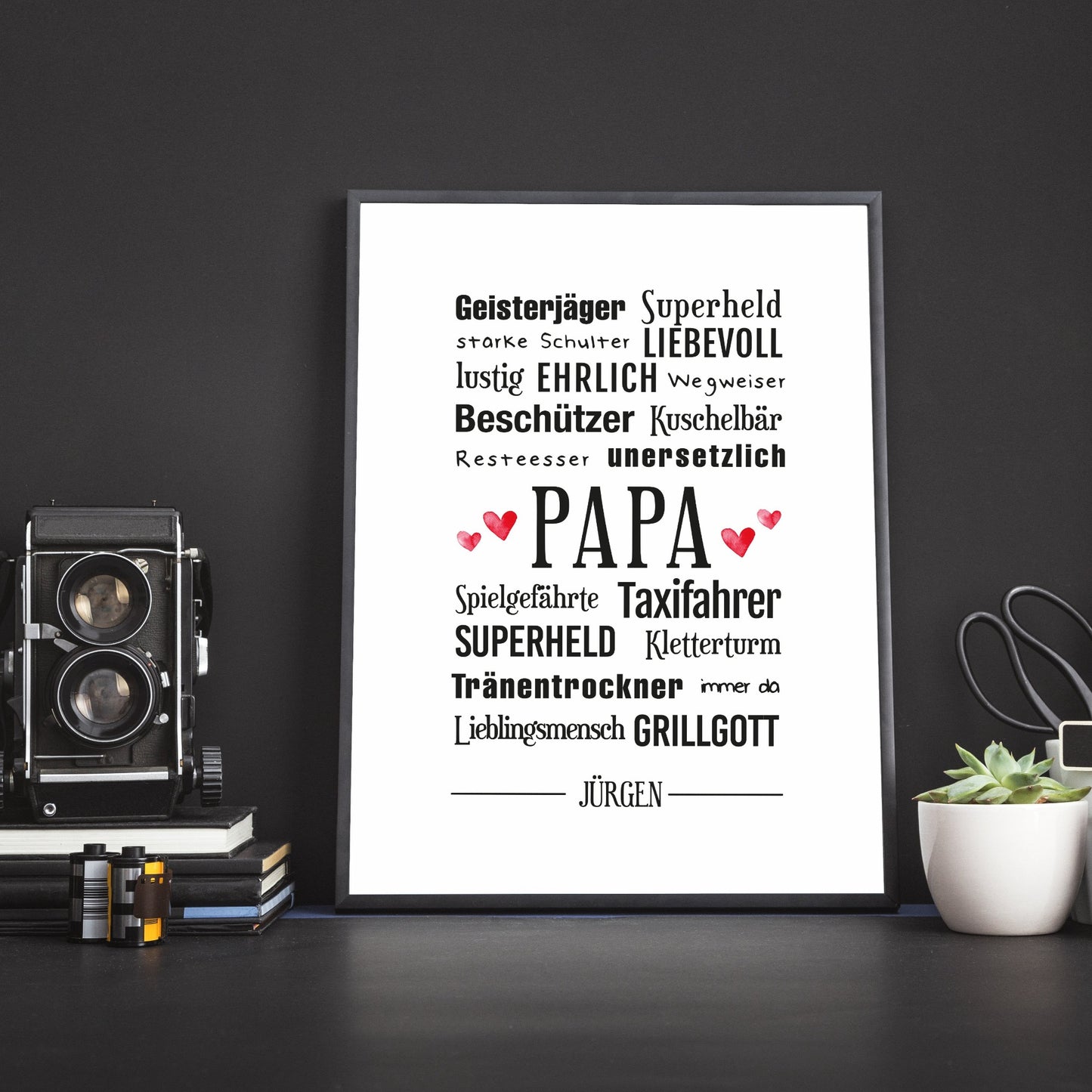 Art Print | Papa - Vatertagsgeschenk