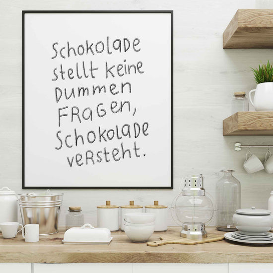 Art Print | Schokolade versteht