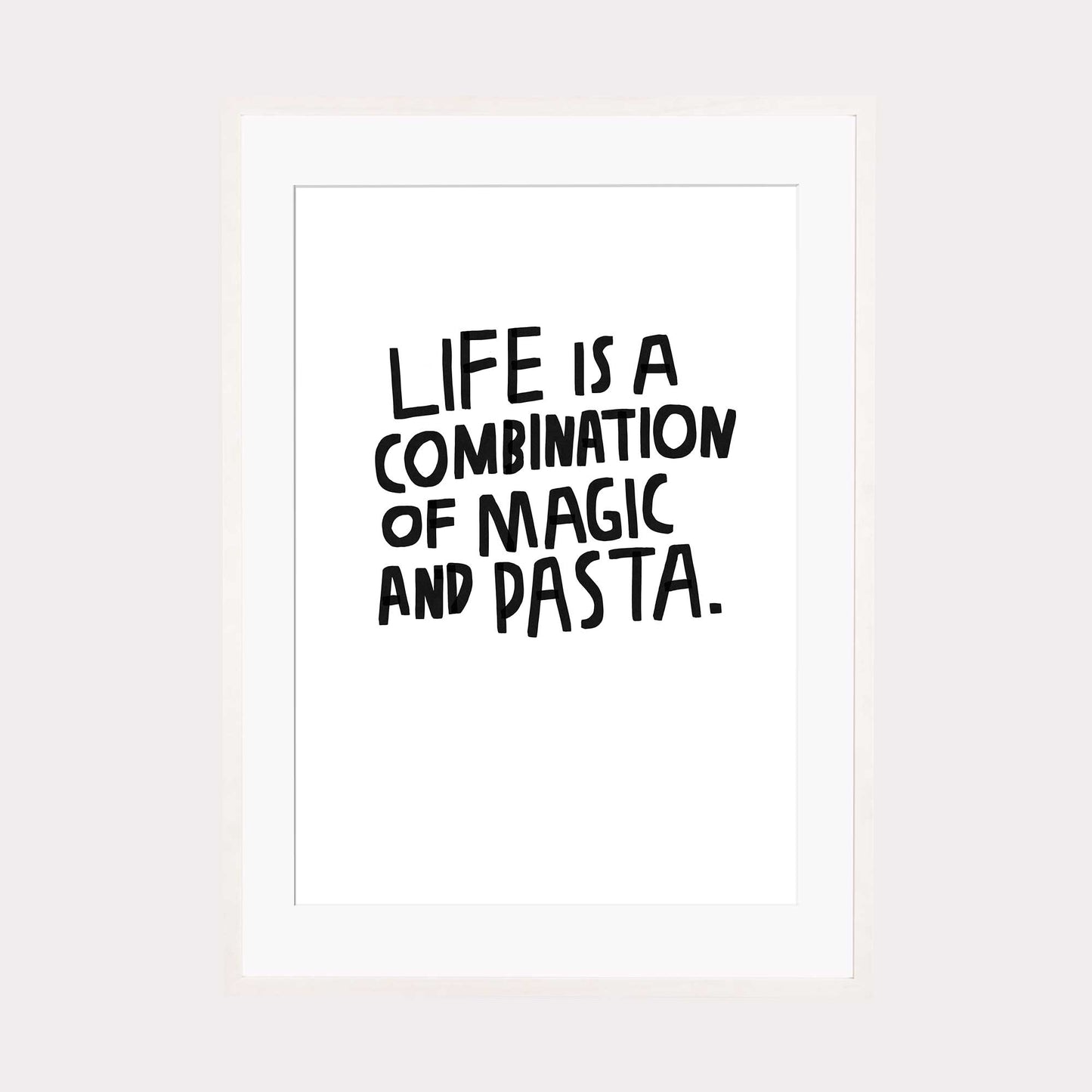 Illustration | Life is a combination of magic and Pasta