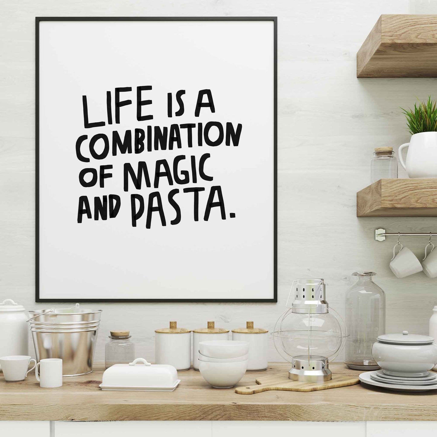 Illustration | Life is a combination of magic and Pasta