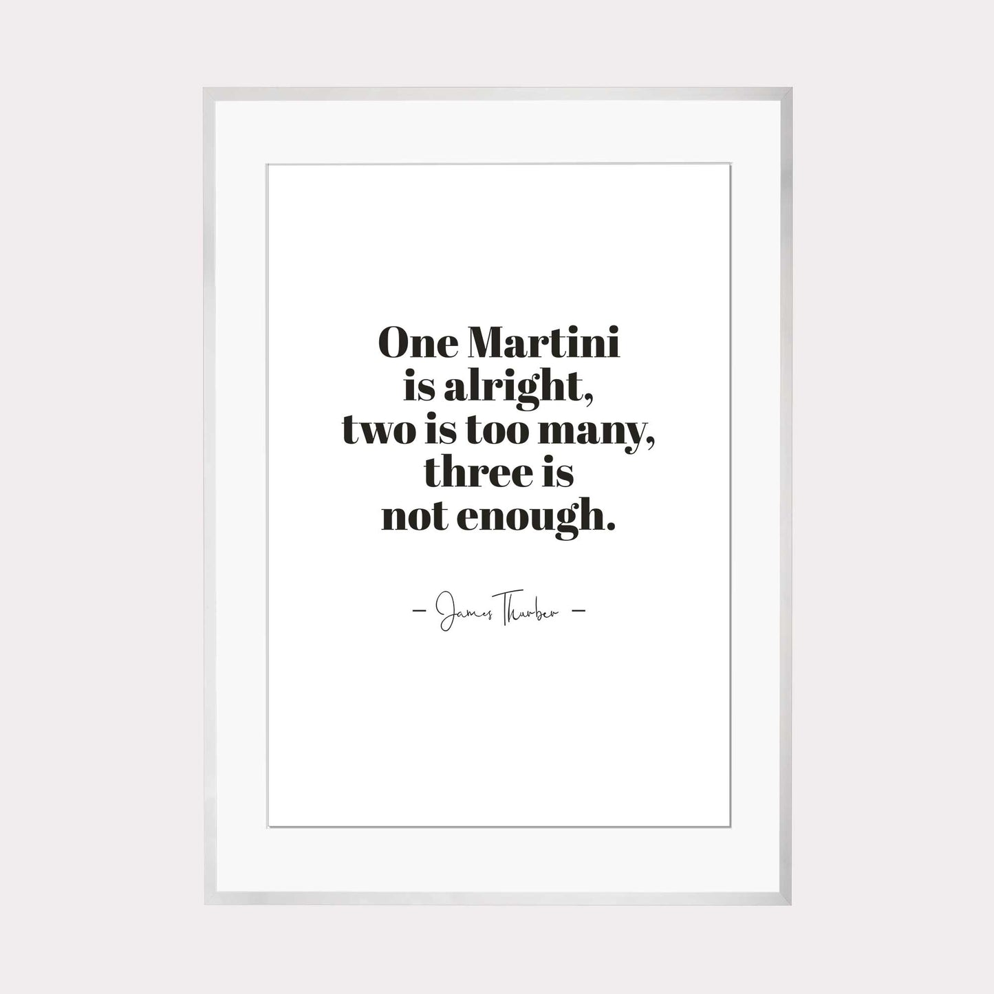 Art Print | One Martini